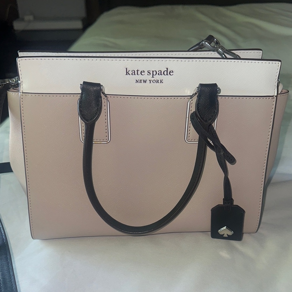 Kate Spade Blush and Black bag